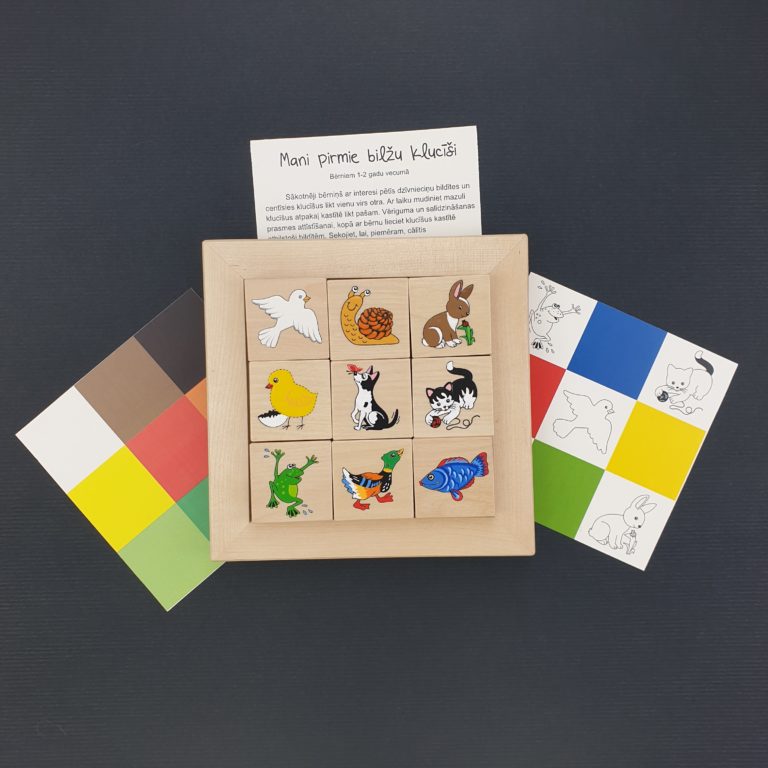 Attīstošā spēle - Mani Pirmie Bilžu klucīši