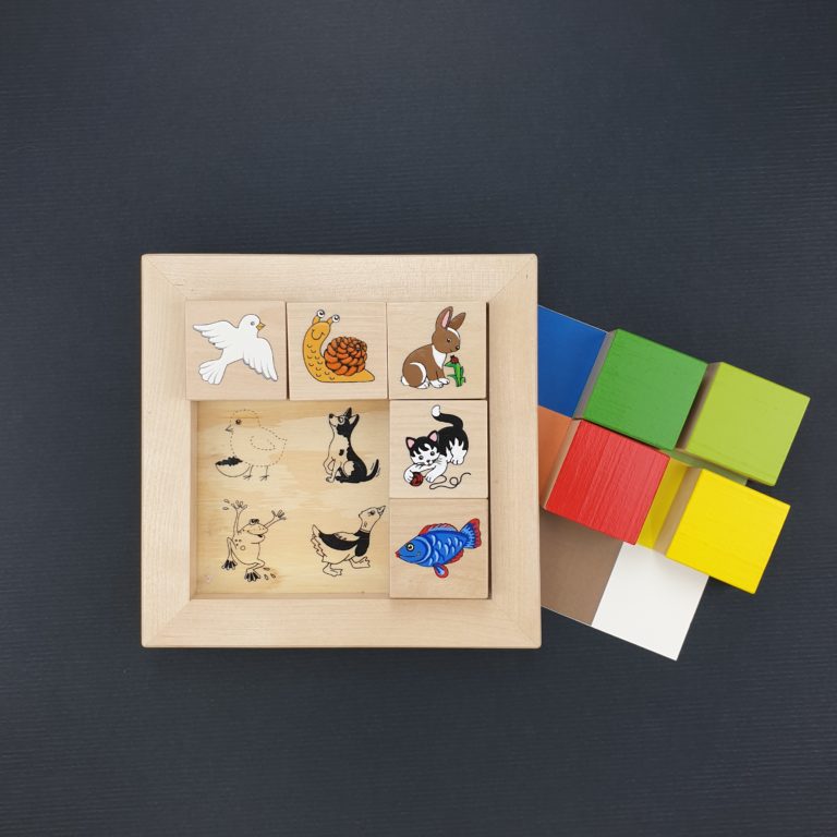 The developing wooden puzzle - My First Picture Blocks