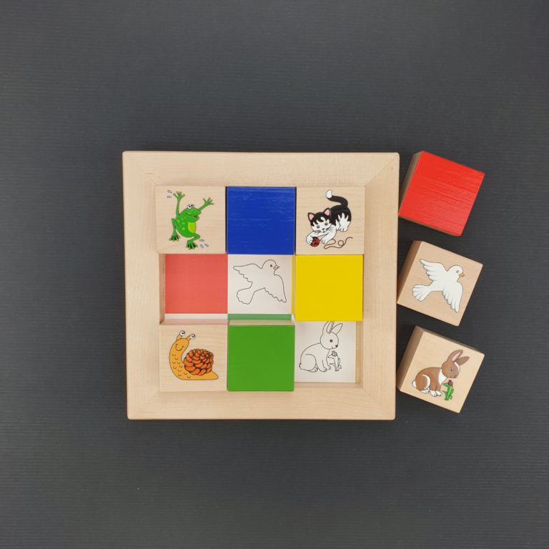 The developing wooden puzzle - My First Picture Blocks