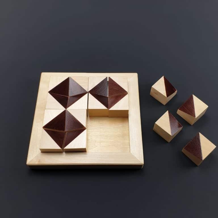 Wooden spatial puzzle - Play with shadow