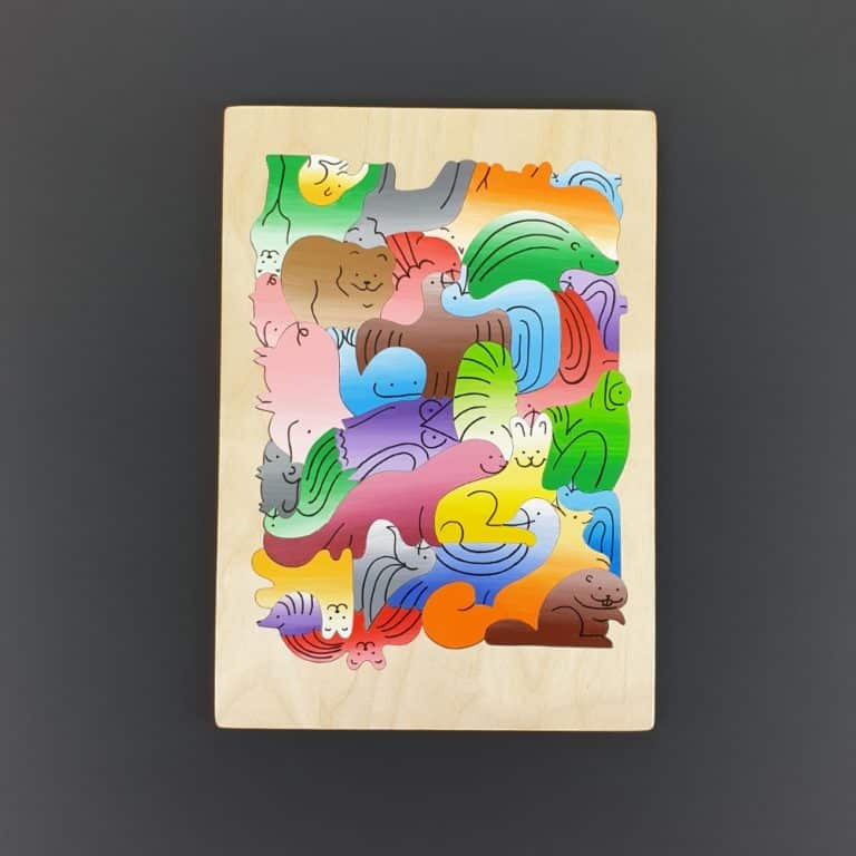 Wooden puzzle - Animal in Animal