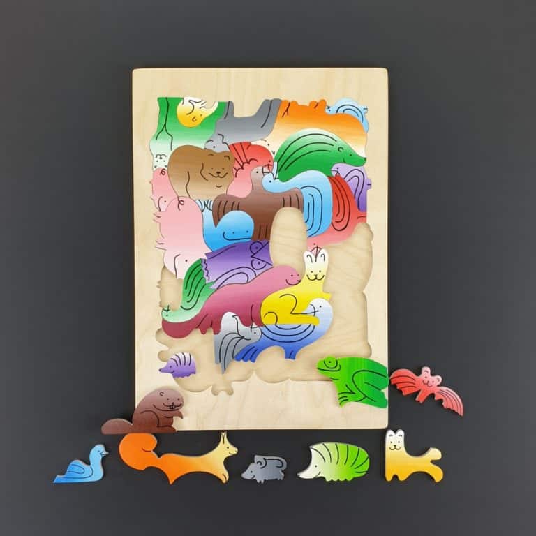 Wooden puzzle - Animal in Animal