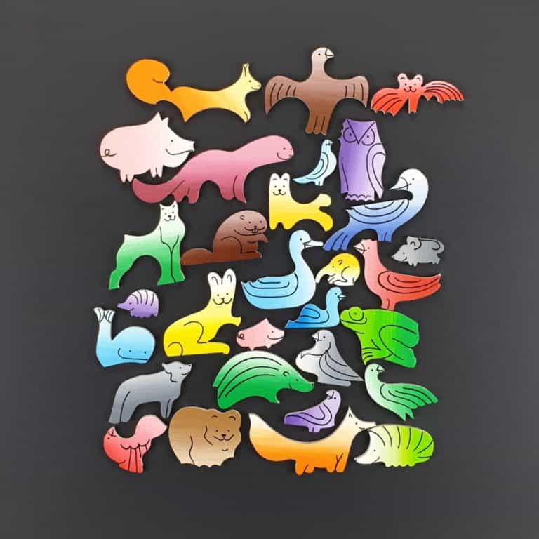 Wooden puzzle - Animal in Animal