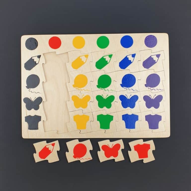 Jeu de logique Koka - Tableau des couleurs