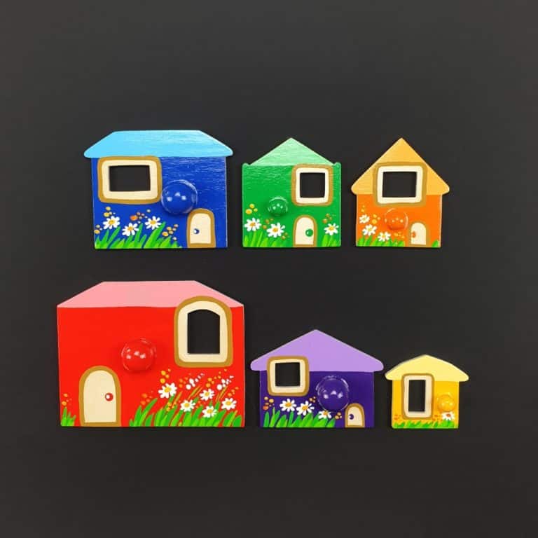 Wooden removable puzzle - toy Removable Boxes