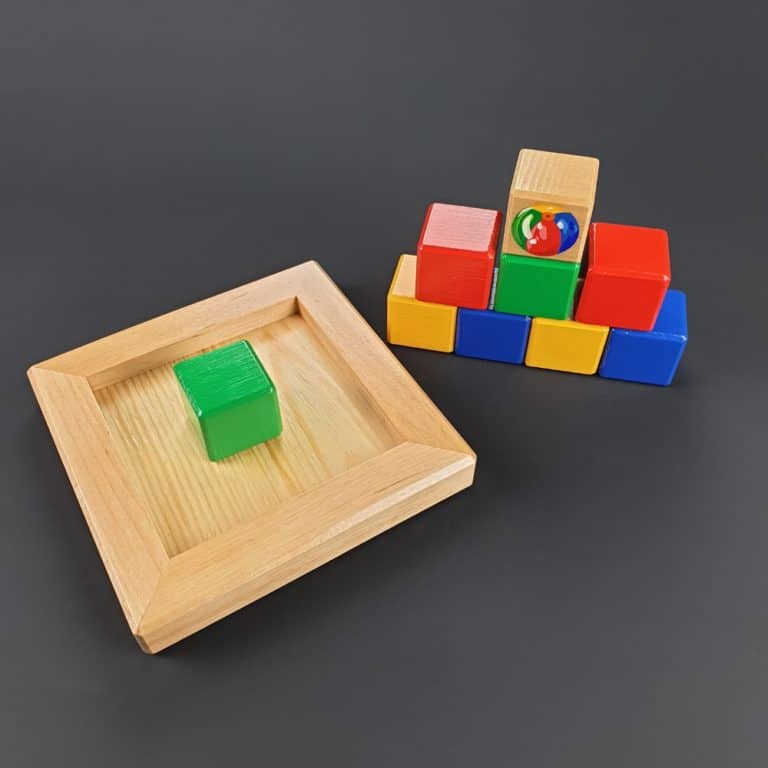 Baby's first wooden blocks