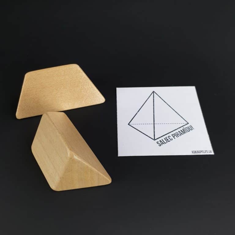 Wooden logic game