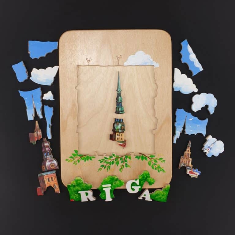 Wooden puzzle "Riga"