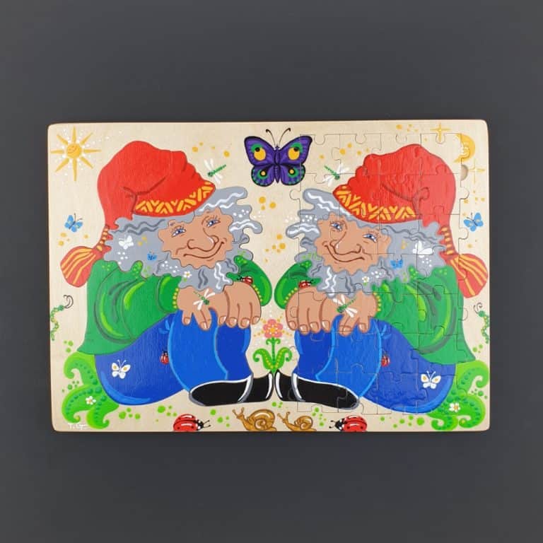 Koka puzzle dans le miroir - Petit lutin