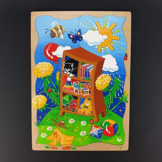 Wooden puzzle - Cabinet